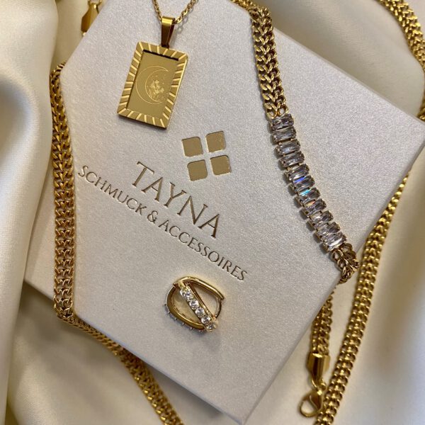 Gold Halskette - Moon Halskette - Tayna Schmuck & Accessoires