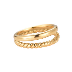 Gold Ring 2 in einen - Eileen Ring - Tayna Schmuck & Accessoires