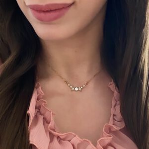 Halskette mit Steinchen - Shiny Halskette - Tayna Schmuck & Accessoires
