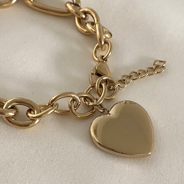 Gold Armband - Big Heart - Tayna Schmuck & Accessoires